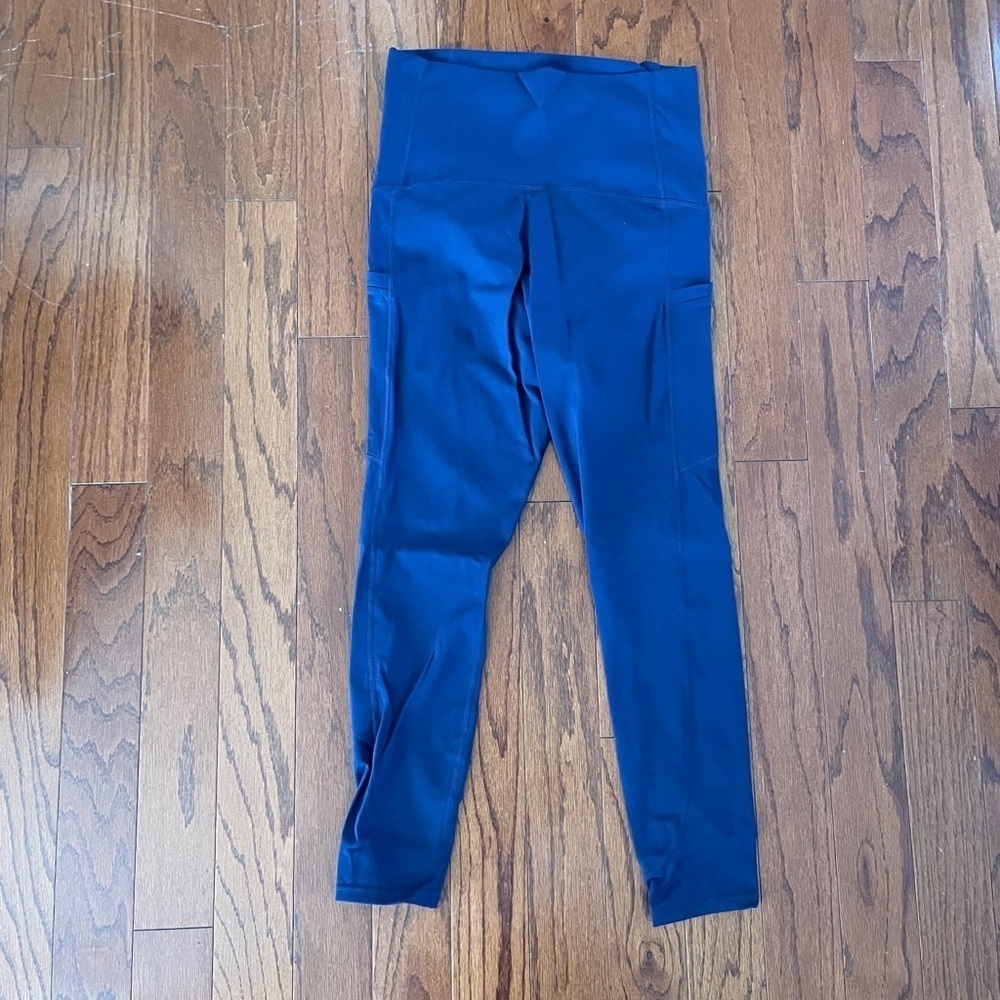 Fabletics Navy Pureluxe Maternity Leggings Small